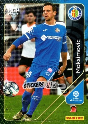 Sticker Maksimovic - Liga 2020-2021. Megacracks - Panini