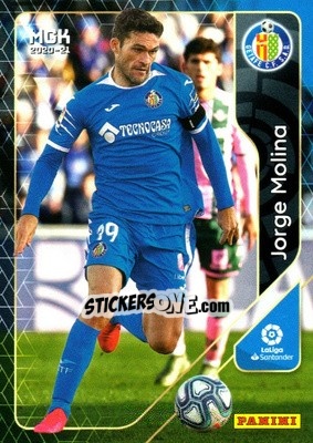 Sticker Jorge Molina - Liga 2020-2021. Megacracks - Panini