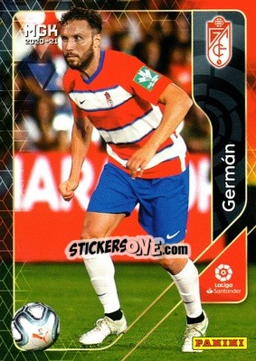 Sticker Germán - Liga 2020-2021. Megacracks - Panini