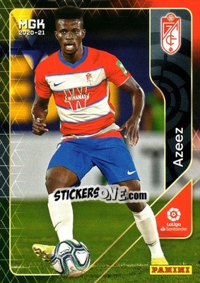 Sticker Azeez - Liga 2020-2021. Megacracks - Panini