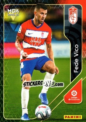 Sticker Fede Vico - Liga 2020-2021. Megacracks - Panini