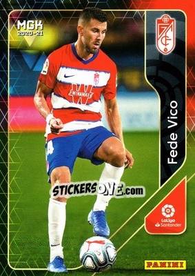 Figurina Fede Vico - Liga 2020-2021. Megacracks - Panini