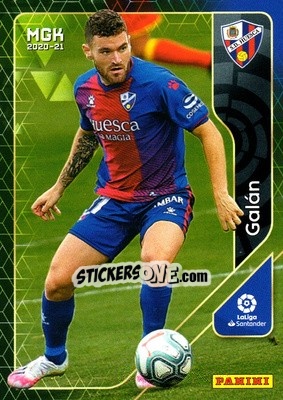 Cromo Galán - Liga 2020-2021. Megacracks - Panini