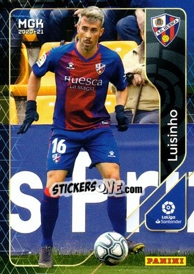 Sticker Luisinho - Liga 2020-2021. Megacracks - Panini