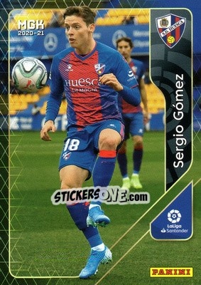 Cromo Sergio Gómez - Liga 2020-2021. Megacracks - Panini