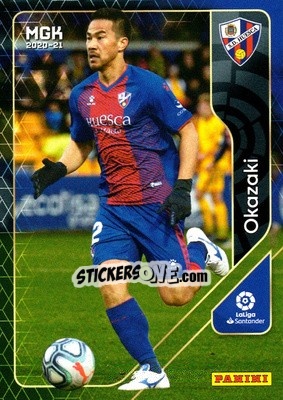 Figurina Okazaki - Liga 2020-2021. Megacracks - Panini