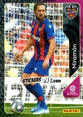 Sticker Miramón - Liga 2020-2021. Megacracks - Panini