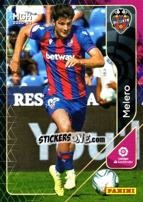 Sticker Melero - Liga 2020-2021. Megacracks - Panini