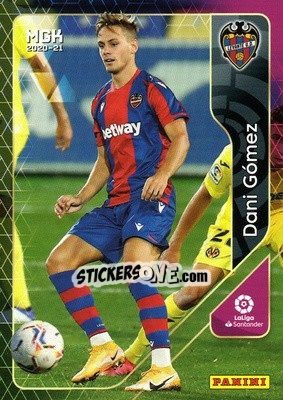 Sticker Dani Gómez - Liga 2020-2021. Megacracks - Panini