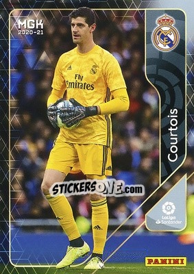 Sticker Courtois - Liga 2020-2021. Megacracks n. 218 - Panini