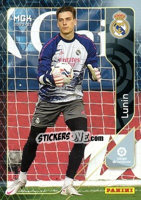 Sticker Lunin - Liga 2020-2021. Megacracks - Panini