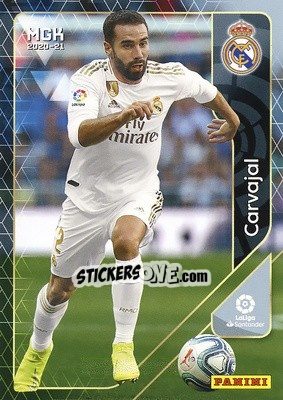 Sticker Carvajal - Liga 2020-2021. Megacracks n. 220 - Panini