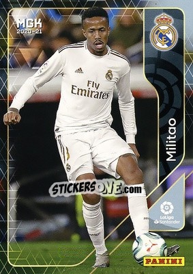 Sticker Militao - Liga 2020-2021. Megacracks n. 221 - Panini