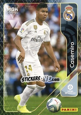 Figurina Casemiro - Liga 2020-2021. Megacracks - Panini