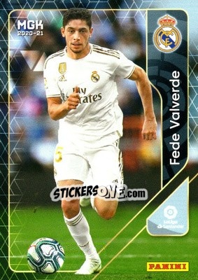 Sticker Fede Valverde - Liga 2020-2021. Megacracks n. 229 - Panini
