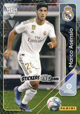 Sticker Marco Asensio - Liga 2020-2021. Megacracks n. 231 - Panini