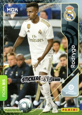 Sticker Rodrygo - Liga 2020-2021. Megacracks n. 232bis - Panini