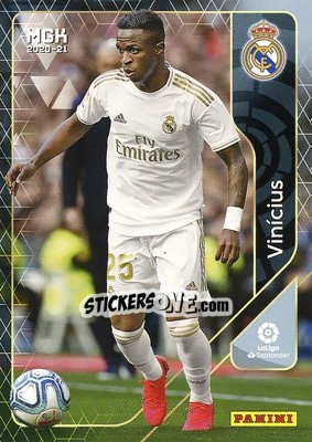 Sticker Vinicius - Liga 2020-2021. Megacracks n. 233 - Panini