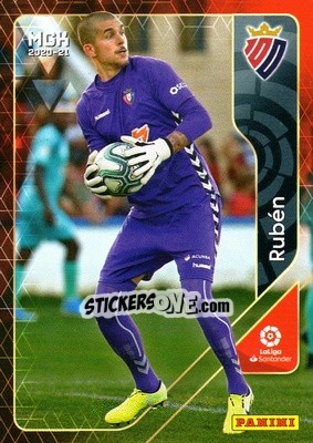 Sticker Rubén - Liga 2020-2021. Megacracks - Panini