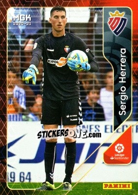 Sticker Sergio Herrera - Liga 2020-2021. Megacracks - Panini