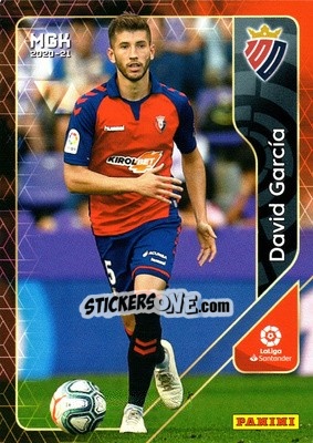 Sticker David García - Liga 2020-2021. Megacracks - Panini
