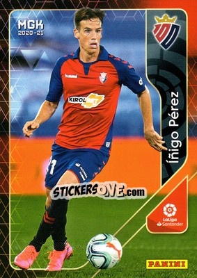 Sticker Íñigo Pérez - Liga 2020-2021. Megacracks - Panini