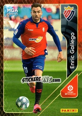 Sticker Enric Gallego - Liga 2020-2021. Megacracks - Panini