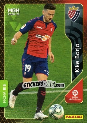Sticker Kike Barja - Liga 2020-2021. Megacracks - Panini