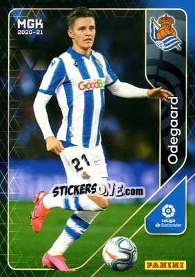 Sticker Odegaard - Liga 2020-2021. Megacracks - Panini