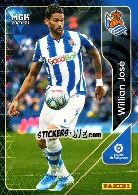 Sticker Willian José - Liga 2020-2021. Megacracks - Panini