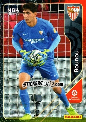 Sticker Bounou - Liga 2020-2021. Megacracks - Panini