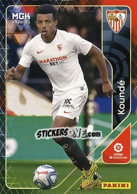 Sticker Koundé - Liga 2020-2021. Megacracks n. 276 - Panini