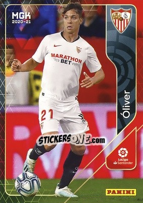 Cromo Óliver Torres - Liga 2020-2021. Megacracks - Panini