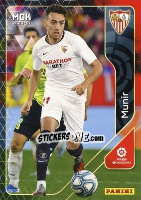 Sticker Munir - Liga 2020-2021. Megacracks - Panini
