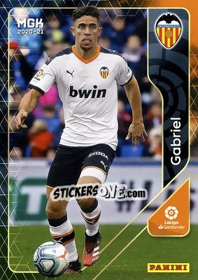 Sticker Gabriel - Liga 2020-2021. Megacracks - Panini
