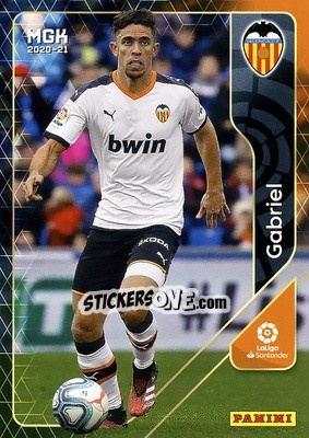 Cromo Gabriel - Liga 2020-2021. Megacracks - Panini