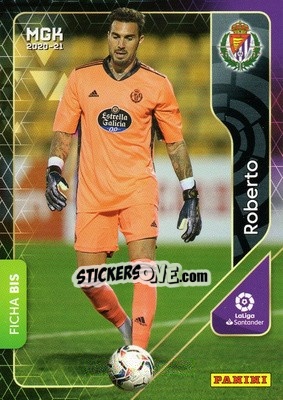 Sticker Roberto - Liga 2020-2021. Megacracks - Panini