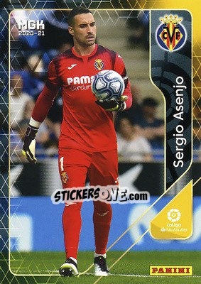 Sticker Sergio Asenjo - Liga 2020-2021. Megacracks - Panini