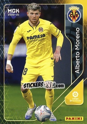 Sticker Alberto Moreno - Liga 2020-2021. Megacracks - Panini