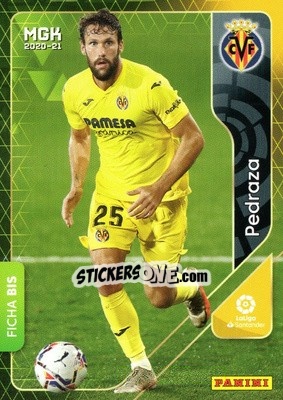 Sticker Pedraza - Liga 2020-2021. Megacracks - Panini