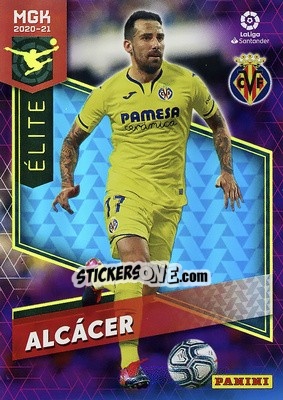 Sticker Alcácer - Liga 2020-2021. Megacracks - Panini