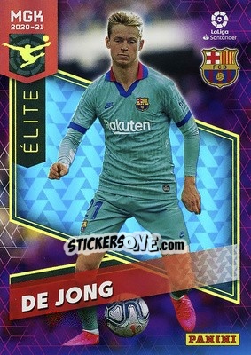 Sticker Frankie de Jong - Liga 2020-2021. Megacracks - Panini