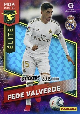 Sticker Fede Valverde - Liga 2020-2021. Megacracks n. 366 - Panini