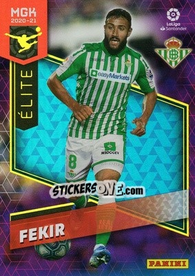 Sticker Fekir - Liga 2020-2021. Megacracks n. 367 - Panini