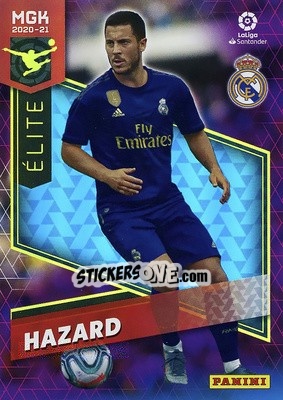 Sticker Eden Hazard - Liga 2020-2021. Megacracks - Panini