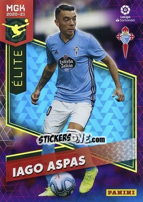 Sticker Iago Aspas - Liga 2020-2021. Megacracks n. 372 - Panini