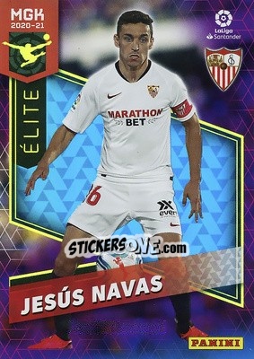 Sticker Jesús Navas - Liga 2020-2021. Megacracks - Panini