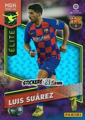 Sticker Luis Suárez - Liga 2020-2021. Megacracks n. 377 - Panini