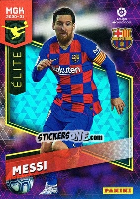 Sticker Messi - Liga 2020-2021. Megacracks n. 378 - Panini