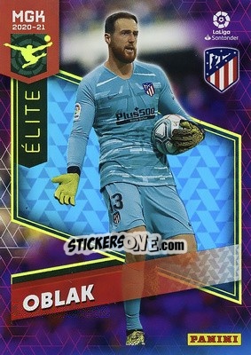 Sticker Oblak - Liga 2020-2021. Megacracks n. 379 - Panini